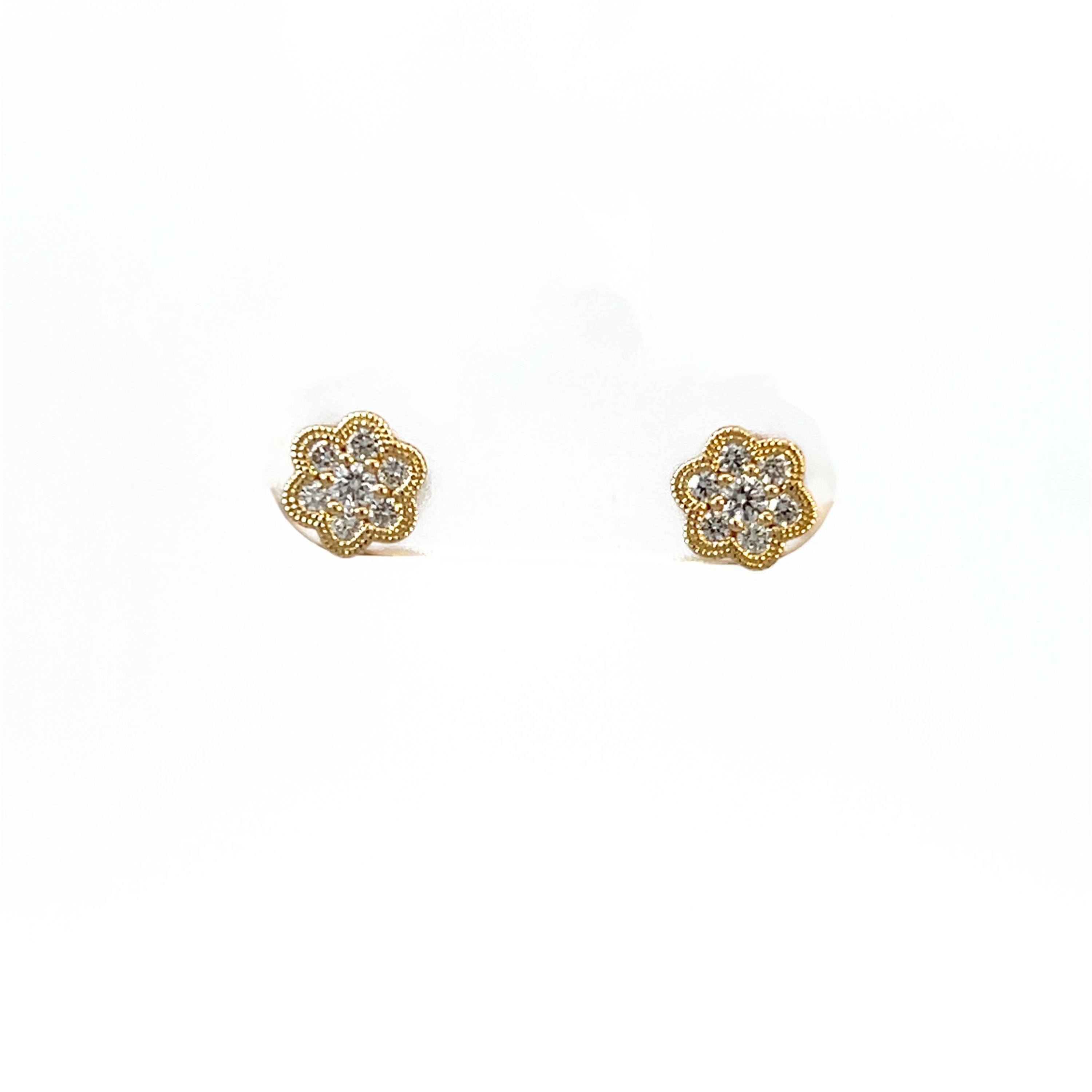 Orecchini Antichi Vittoriani In Oro Giallo 18 Ct. Con Rubino Di Burma E - Foto 2