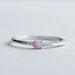 925 Sterling Silver Opal Ring, Round Ring, Dainty Ring, 925 Sterling Silver Ring, Rose and Choc N2