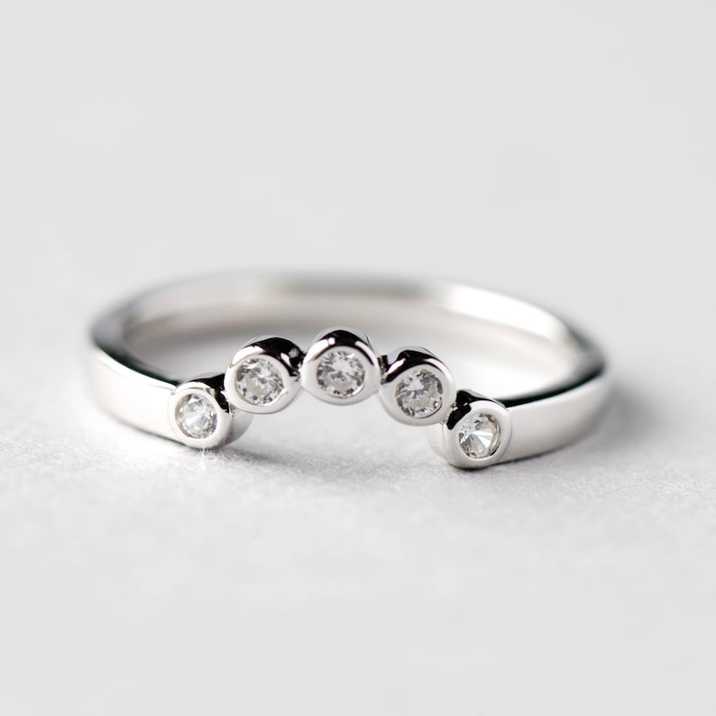 Ring Guard 925 Sterling Silver Ring Enhancer Bezel Enhancer Etsy