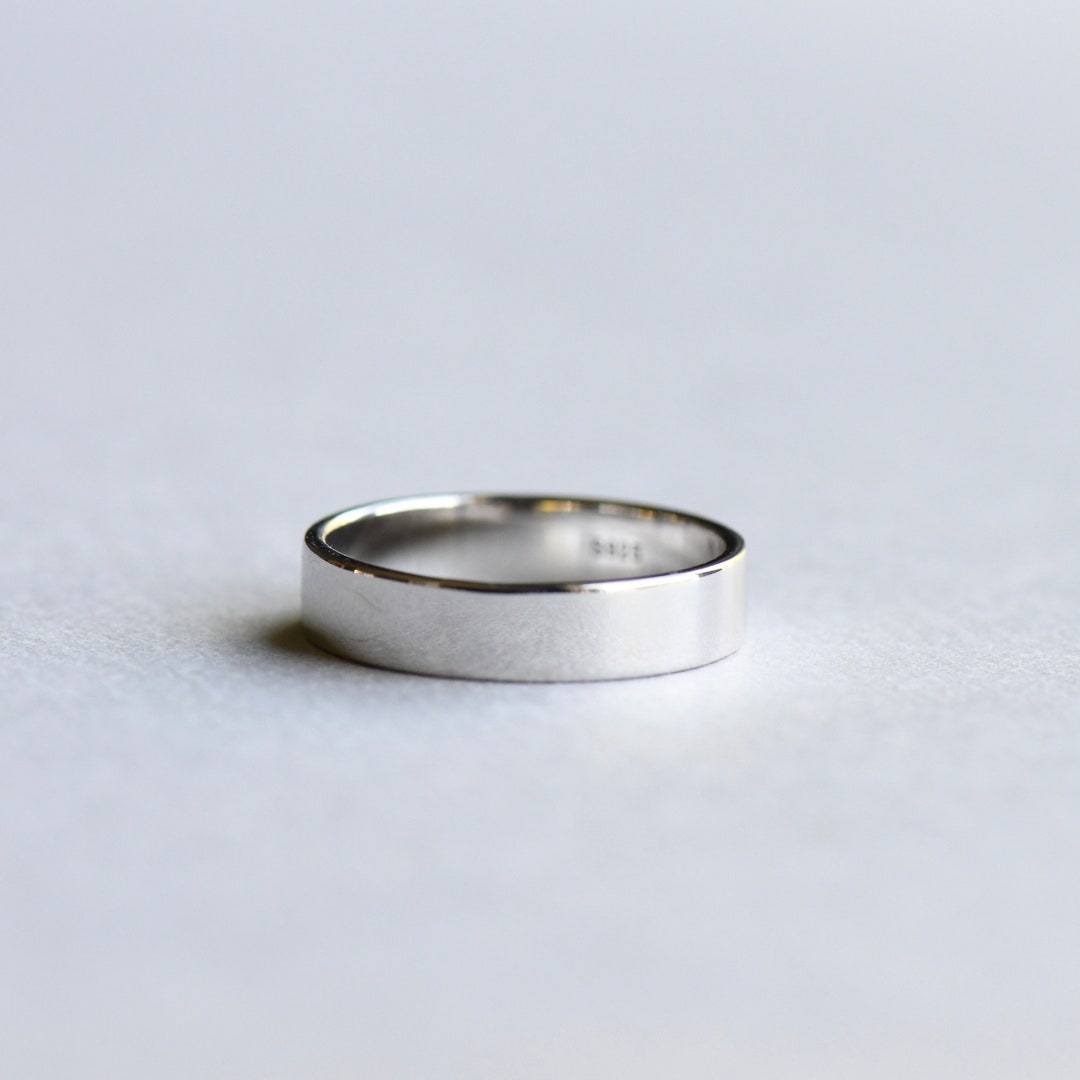 Plain Ring Band, Wedding Band, 925 Sterling Silver Plain Ring