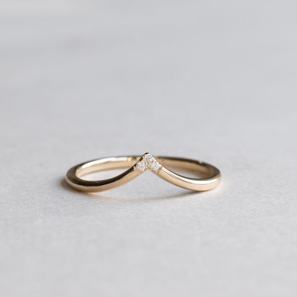 Rose Gold Enhancer Ring Etsy