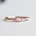 Rose Gold Vermeil Ring, Opal Ring, Round Ring, Dainty Ring, 925 Sterling Silver Ring D1