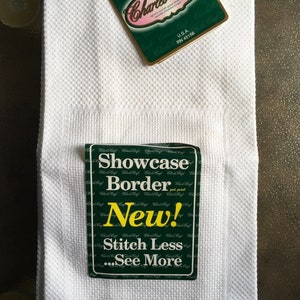 Charles Craft Cross-Stitch Showcase Huck/Fingertip Towels