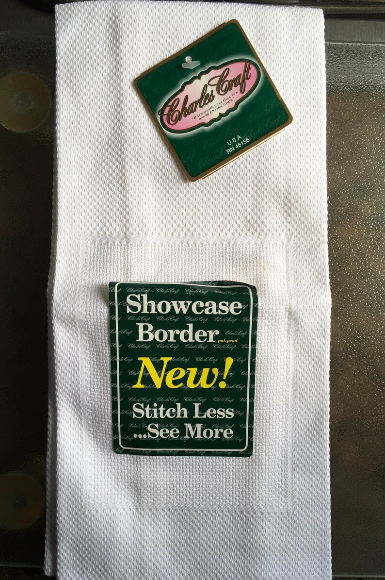 Charles Craft Crossstitch Showcase Huck/fingertip Towels Etsy