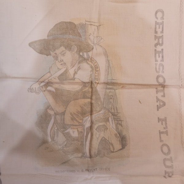 Ceresota Flour sack, Northwestern Consolidated Milling Co, Minneapolis, double-sided