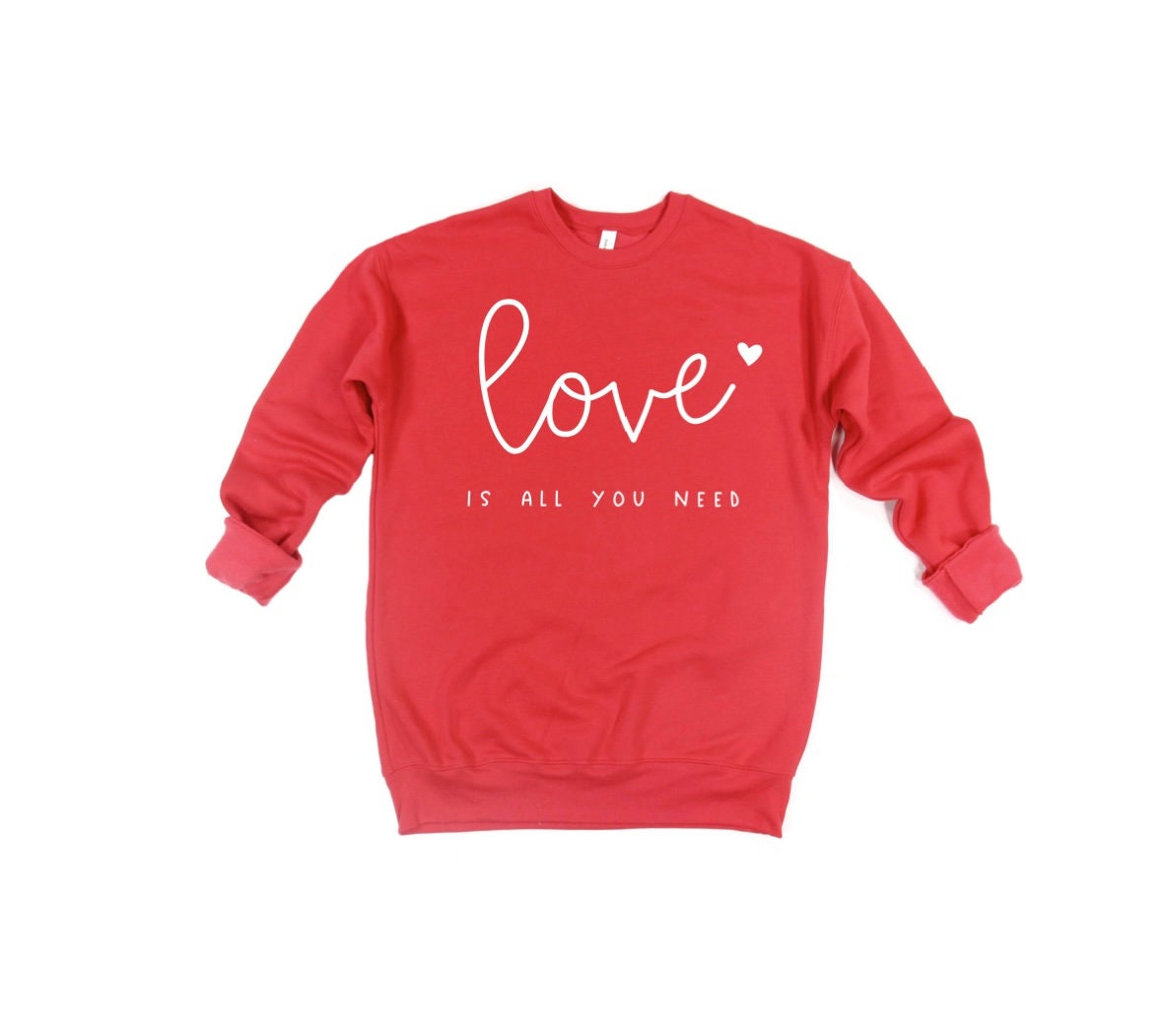 El amor es todo lo que necesitas sudadera Ropa de San Valentín Sudadera ...