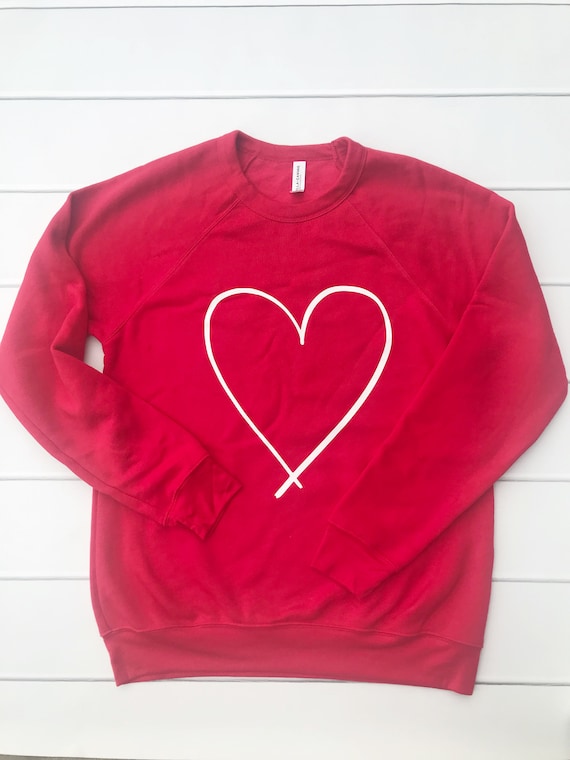heart sweatshirt