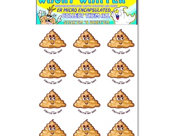 Stinky Manure Scratch and Sniff Stickers: Nostalgic Gag Gift