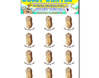 Peanut Scented Scratch and Sniff Stickers: Nostalgic Wacky Whiffer ER Brand