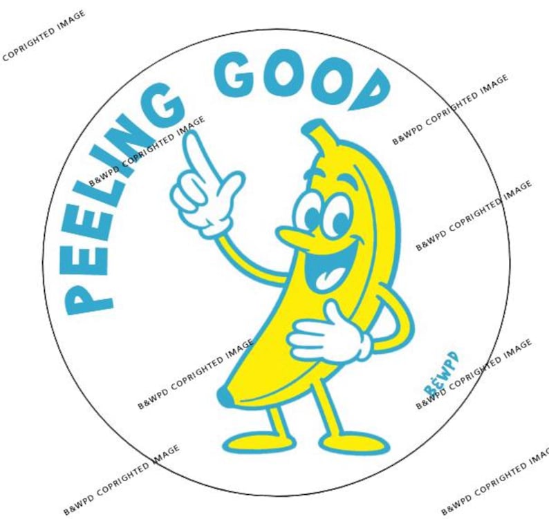 RIPE BANANA Scratch and Sniff Stickers. Wacky Whiffer ER Long Lasting ...