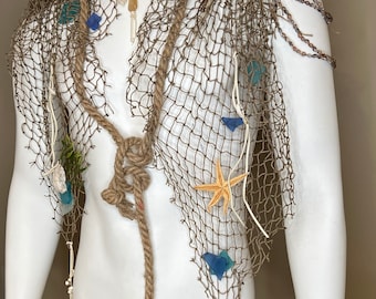 Disfraz de tritón/sirena masculina/bajo el mar