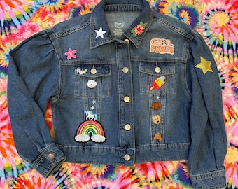 chaqueta vaquera infantil personalizada