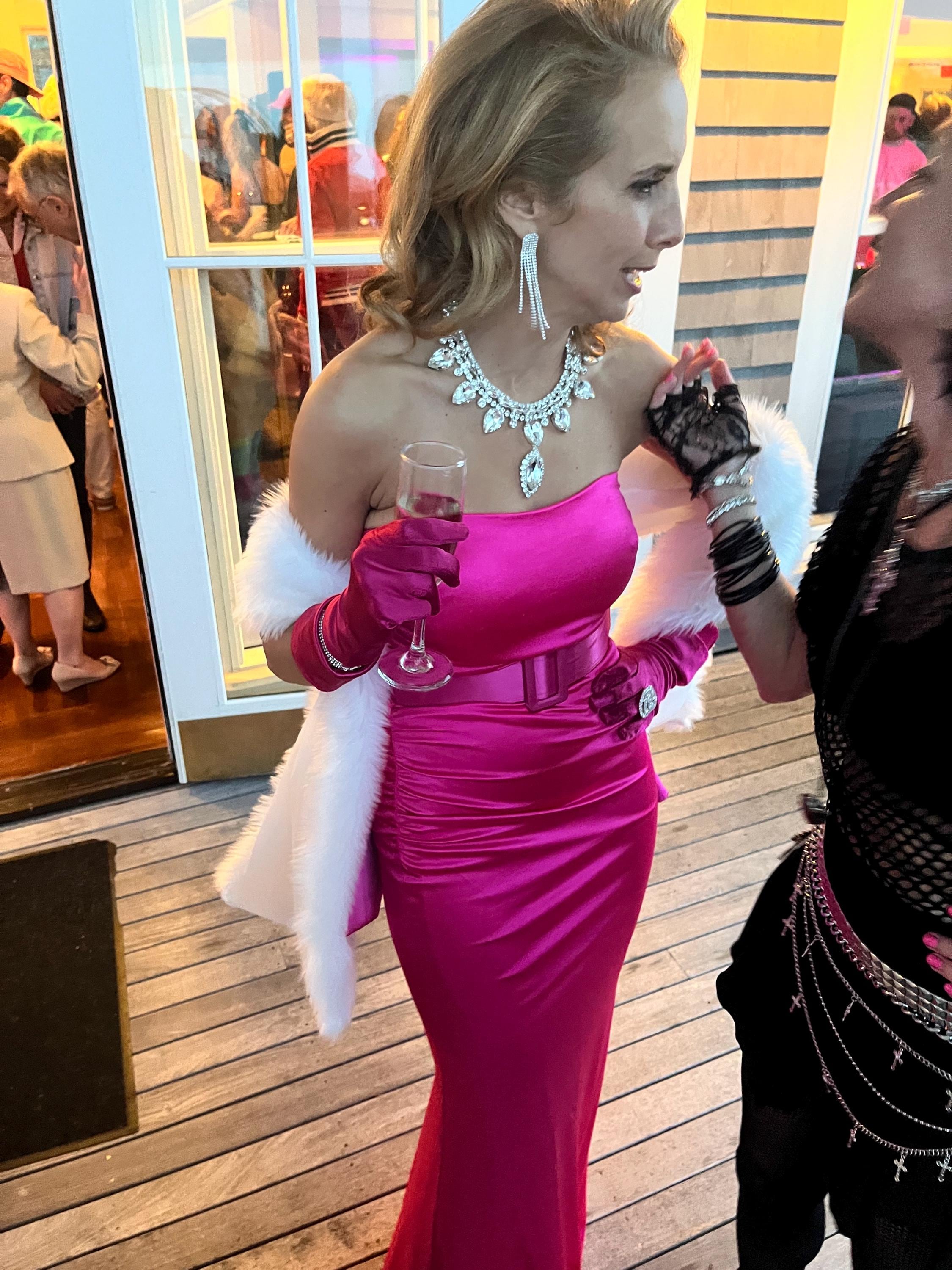 madonna pink dress costume Marilyn Monroe/ material girl