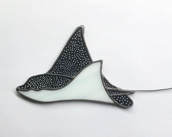 Made to order Spotted Eagle Ray Stained Glass