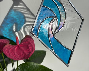 Ocean Wave Stained glass