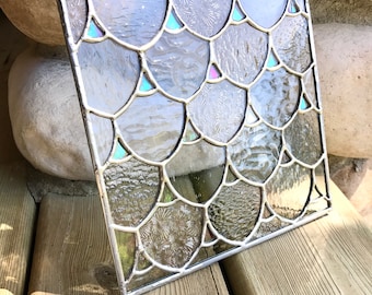 Made to order - Handmade Mermaid/Fish Scales Stained glass