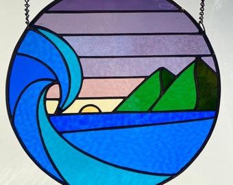 Paradise Stained glass 12.25 inches