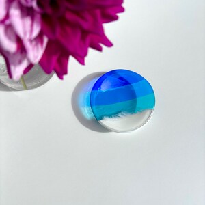 Ocean Fused Glass Ring dish image 9