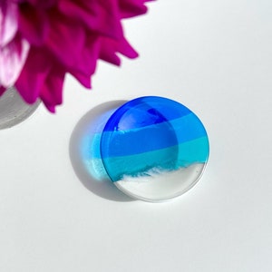 Ocean Fused Glass Ring dish image 6