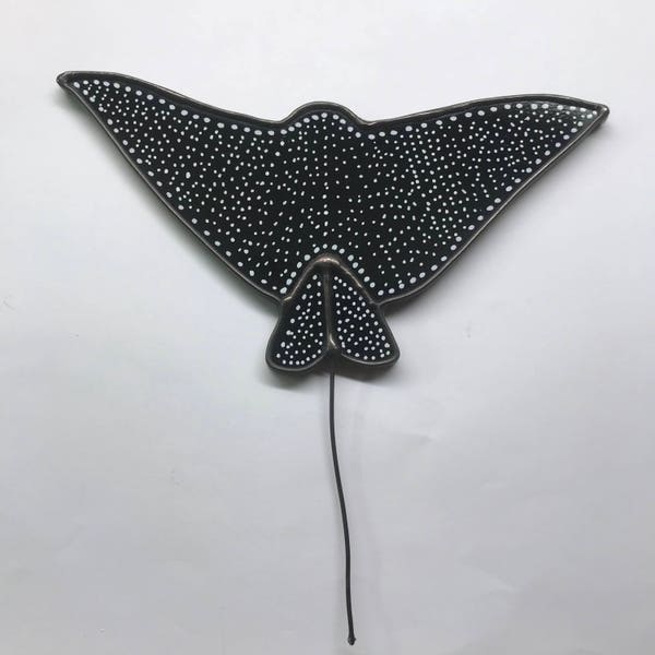 Handmade Spotted Eagle Ray Stained Glass