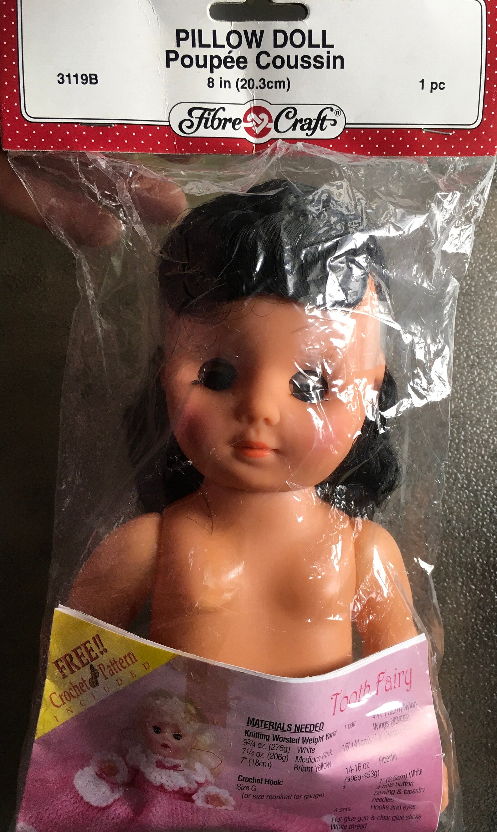 Fibre Craft Pillow Dolls Vintage BONUS Crochet Dress Etsy