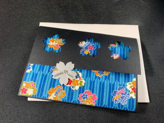 set of 3 Sak1 Sakura Greeting Cards