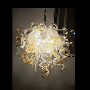 80cm rainbow color on clear and amber murano glass chandelier mixed leaves shape home lighting decoration luxury