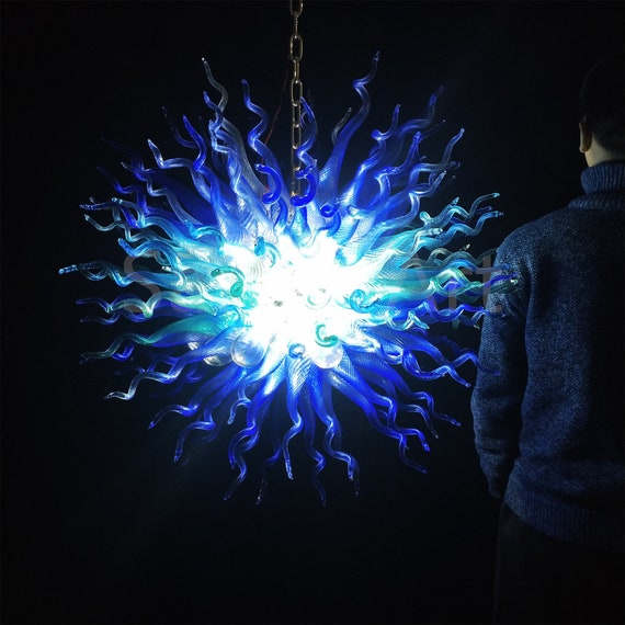 Big round sale chandelier
