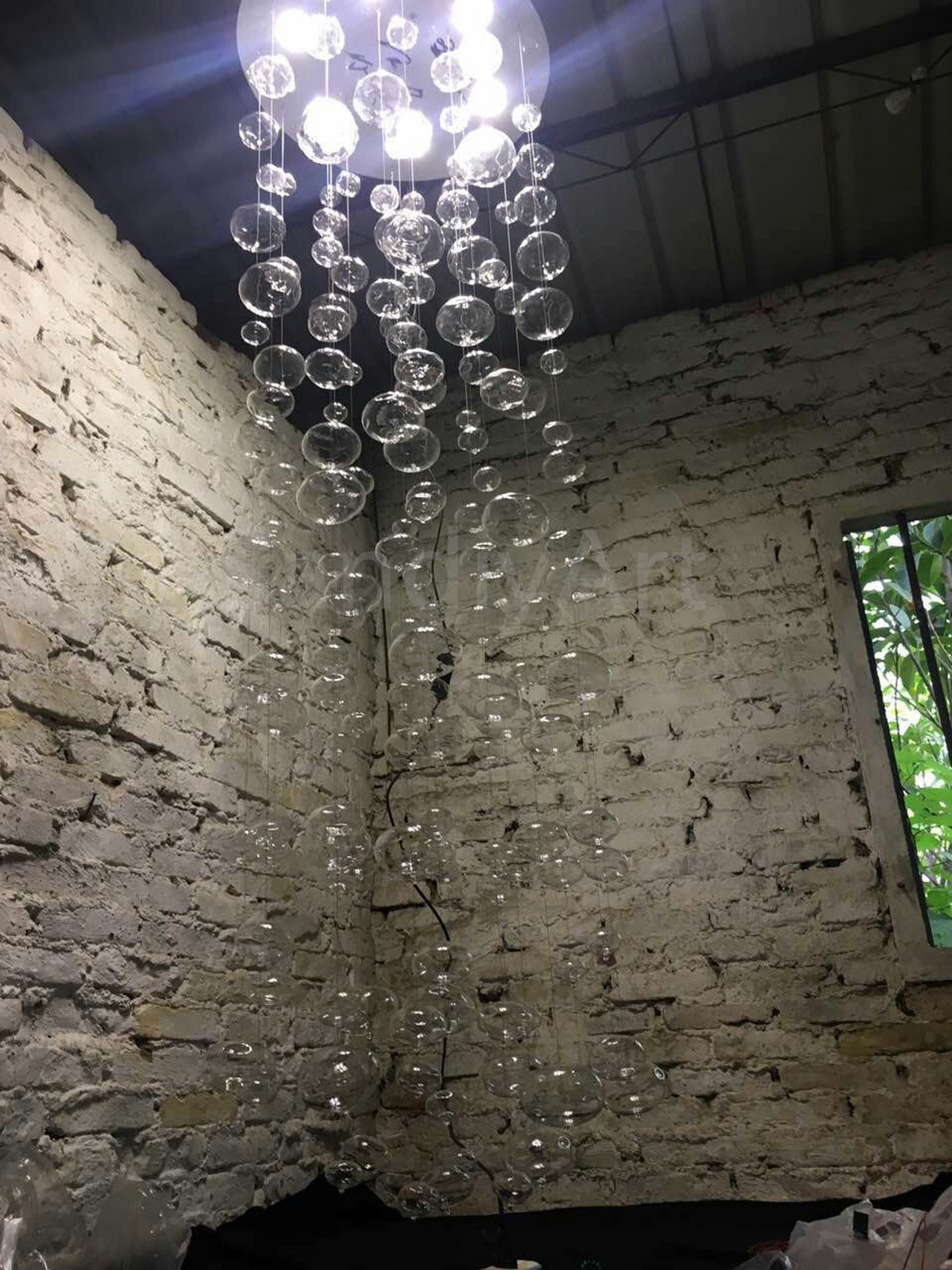 Soap 2024 bubble chandelier
