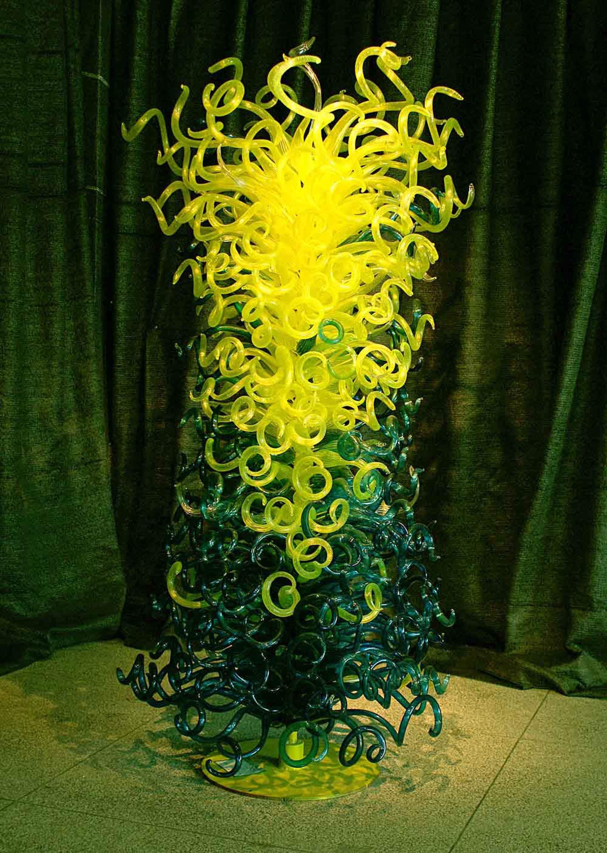 Hand made blown glass tree murano glass chihuly style glass Etsy