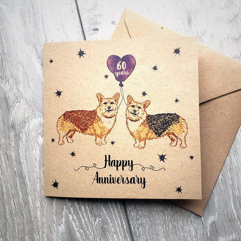 Mum And Dad Sausage Dog Anniversary Card | Funky Pigeon