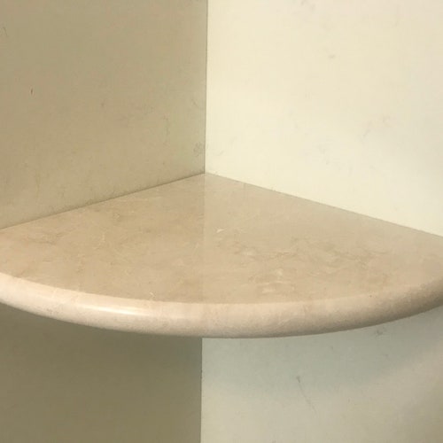 Premium 2CM X 9 White Marble Shower Corner Shelf Caddy Etsy