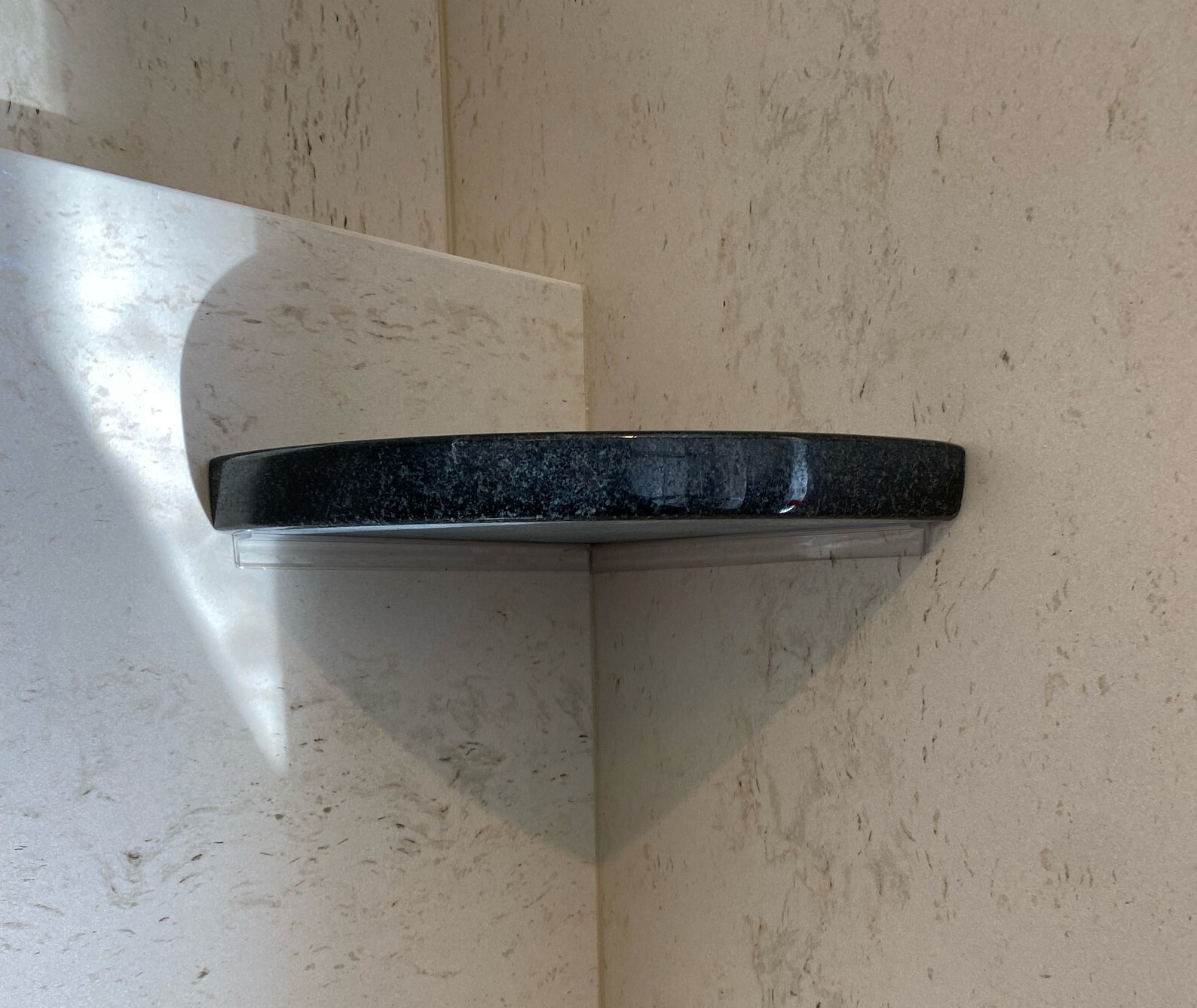 3cm Absolute Black Granite Shower Corner Shelf Etsy