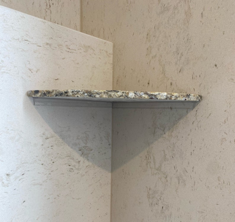 New Gold Granite Natural Stone Shower Corner Shelf Etsy
