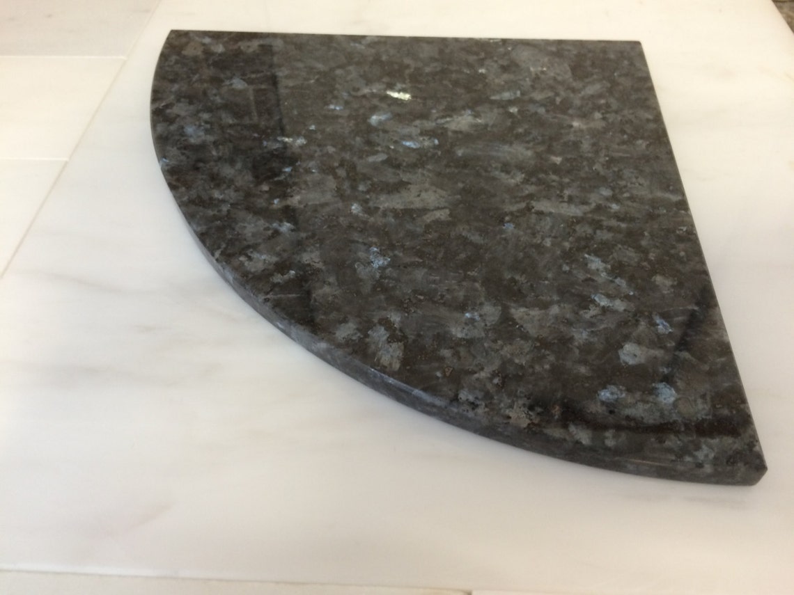 Blue Pearl Granite Natural Stone Shower Corner Shelf Etsy