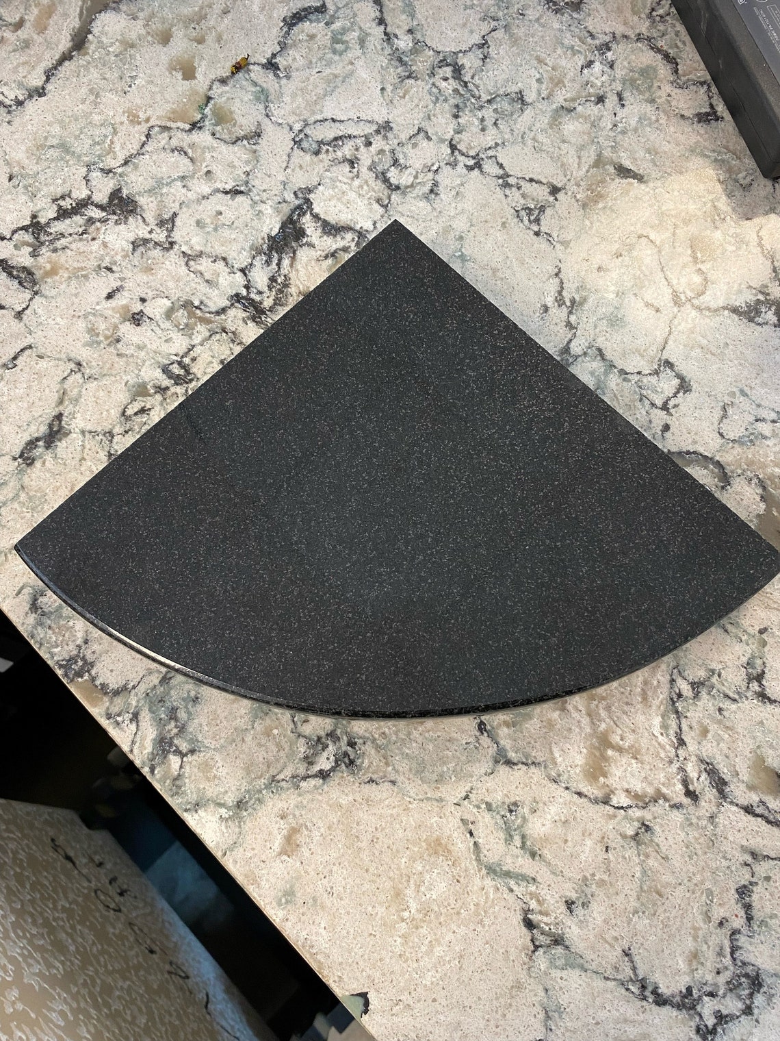 3cm Absolute Black Granite Shower Corner Shelf - Etsy