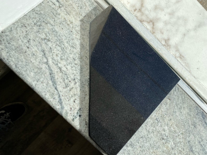 Absolute Black Granite Shower Corner Shelf 3/8 Diamond Etsy
