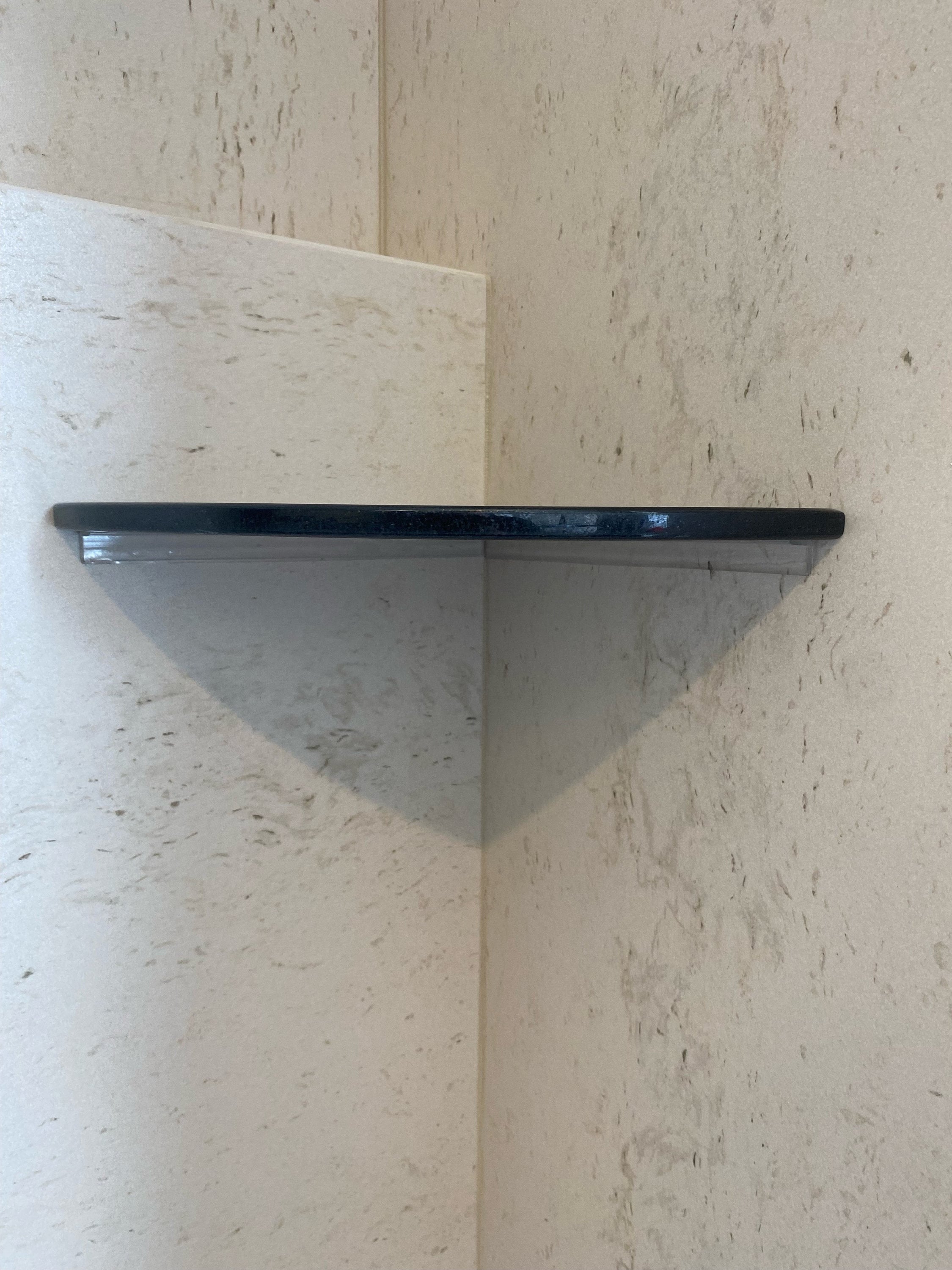 Absolute Black Granite Shower Corner Shelf 3/8 Etsy