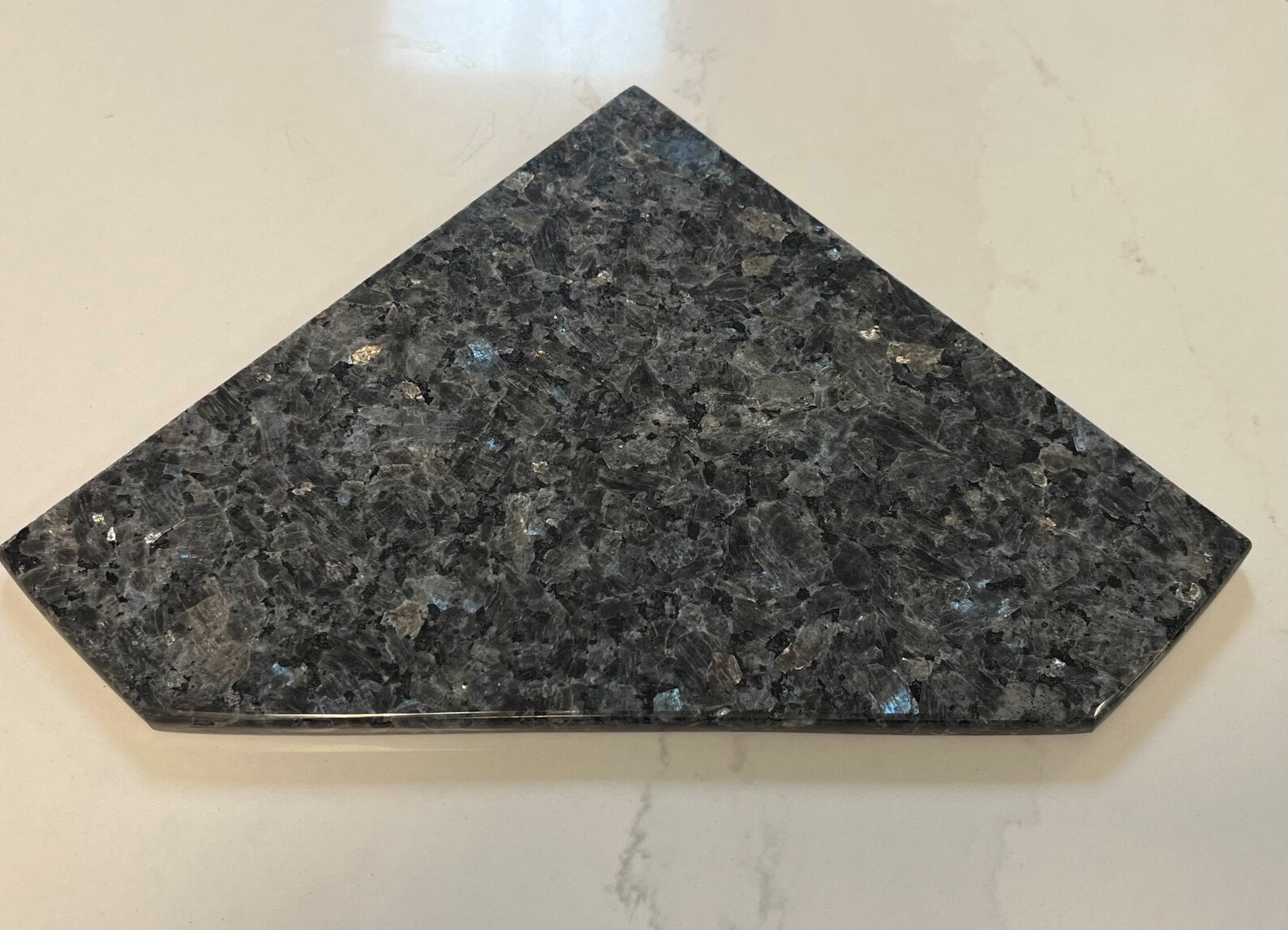 Blue Pearl Granite Shower Corner Shelf 3/8 Diamond Shape Etsy