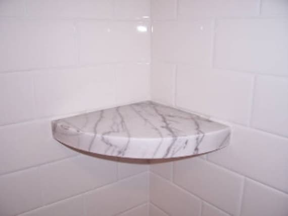 shower corner shelf stone