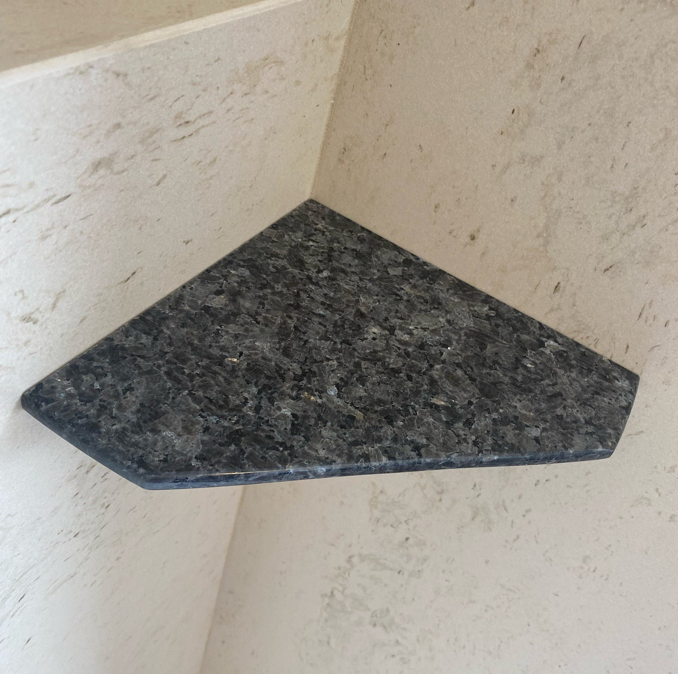 Estante de esquina de ducha de granito perla azul 3/8 \, image size:2250x2238