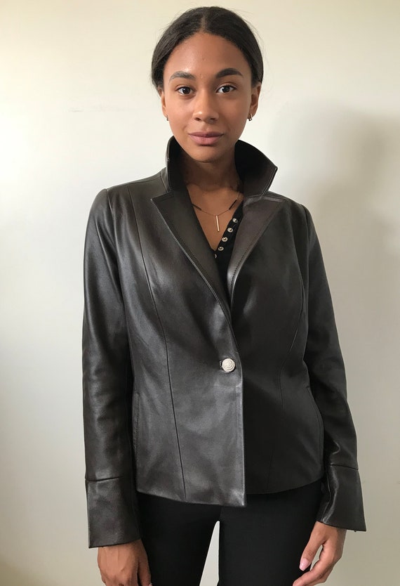 trendy womens leather jackets