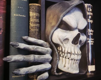 Gothic Horror Book Nook | Bone Collector Inspired Library Decor