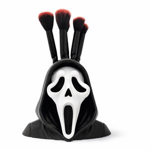 Ghost Face Inspired Horror Organizer | Pencil Holder | Makeup Brush Holder