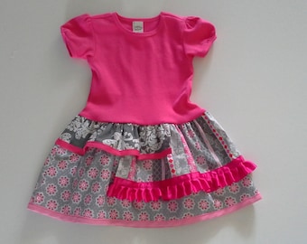 T-shirt Dress, Girls Dresses, Toddler Dresses, Size 3T