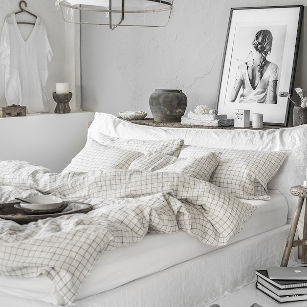 Linen Bedding Etsy
