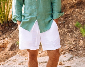 Mens Casual Loose Drawstring Beach Flower Shorts With Pocket Mens Casual Loose Drawstring Beach Flower Shorts With Pocket