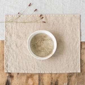 Etsy - Natural linen placemat set of 2 by MagicLinen