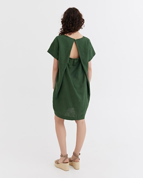 green flowy dress short Holipick Women's Army Green Square Neck Flowy Dress Long Ruffle Sleeve Casual Smocked A-Line Cute Fall Short Dresses Teens Girls at Amazon Women's Clothing store