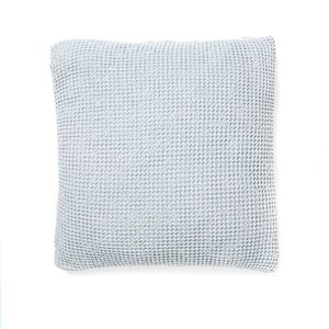Linen throw pillow cover. Woodrose, Beige, Light Grey sofa pillow case. Decorative linen throw pillow. Waffle pillow cover. image 9